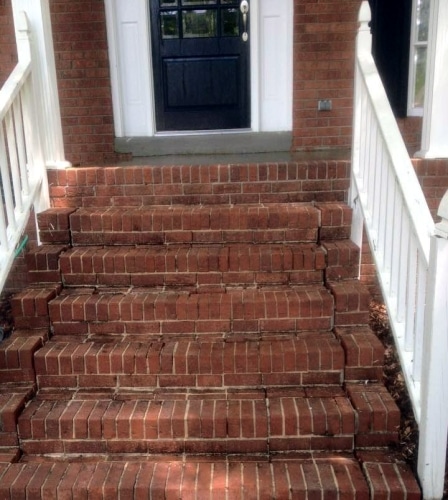 after pressure washed brick Lexington SC